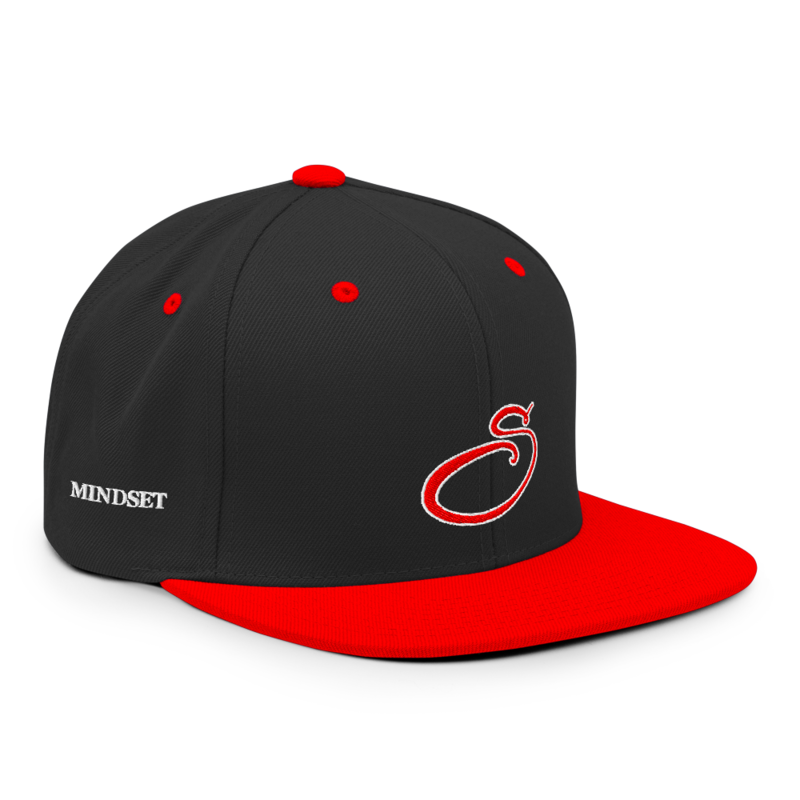 SC Logo - Two Tone Snapback - Black/Red