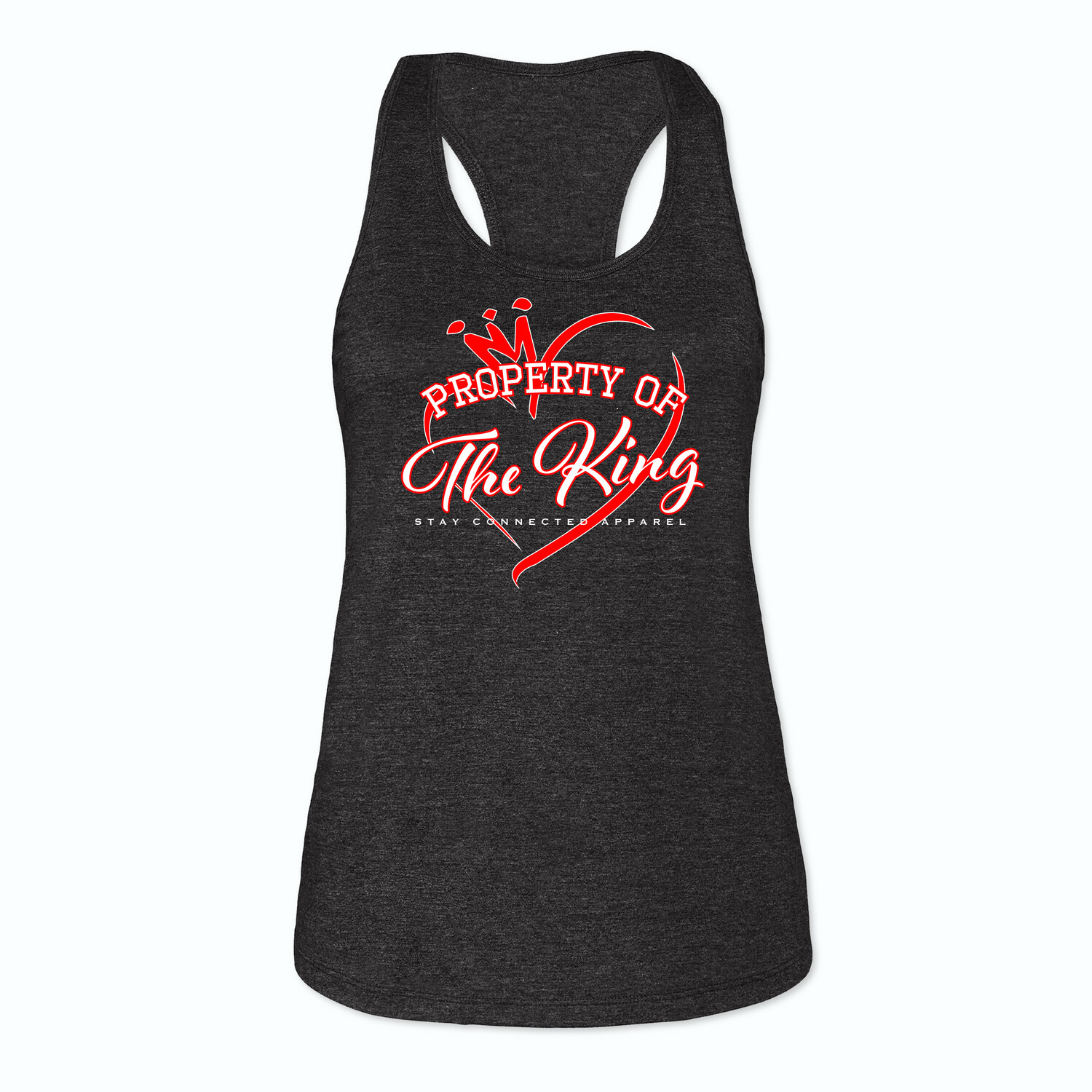 Property of The King Tank (Heather Grey)