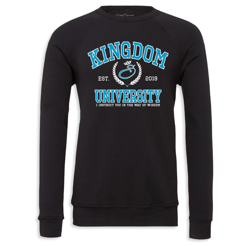 Kingdom University (Raglan Pullover Sweatshirt)