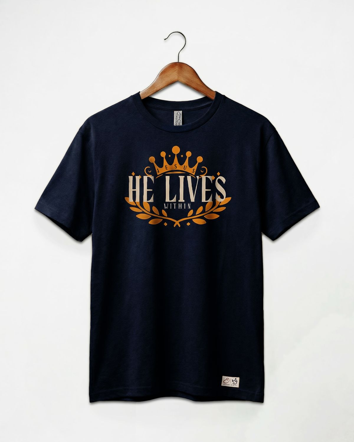 He Lives Tee (Navy)