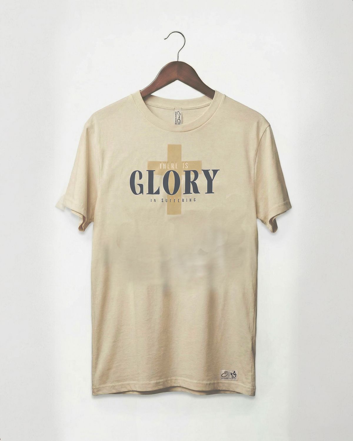 Glory In Suffering Tee (Natural Cream)