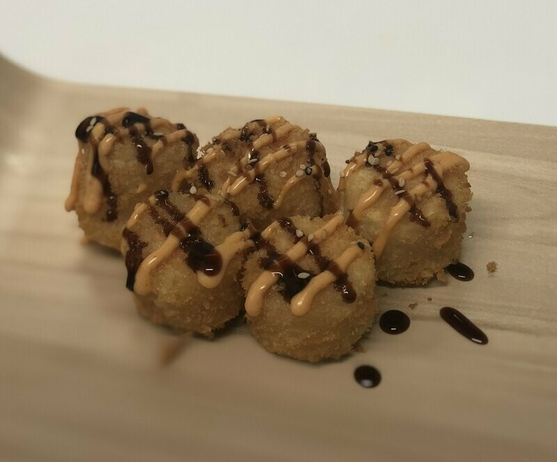 Lachs Tempura Rollen (5St.)