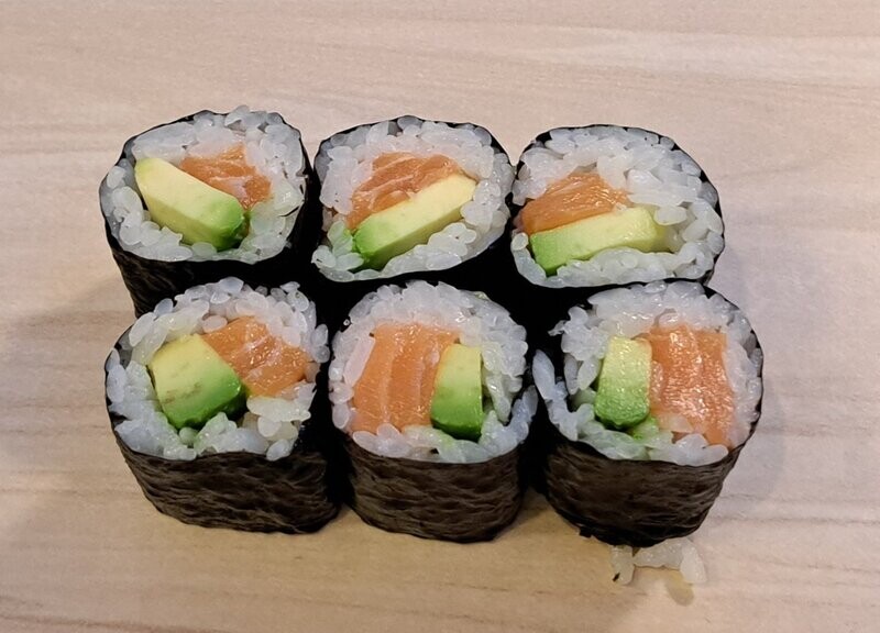 Lachs Avocado Maki (6St.)