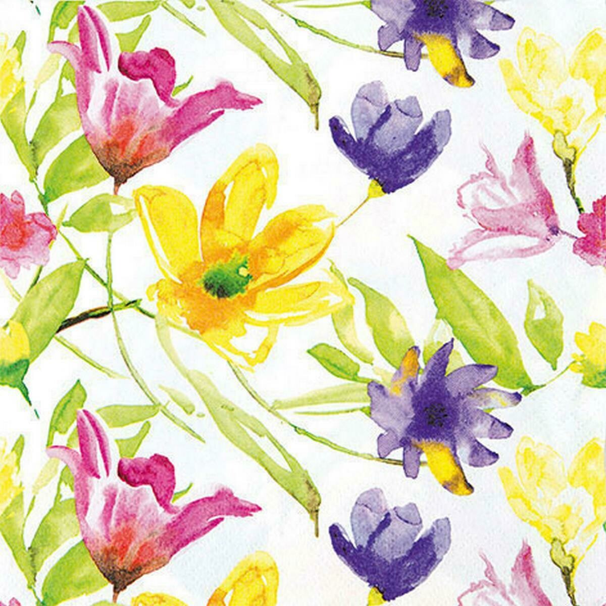 Decoupage Paper Napkins - Floral Lucy (1 Sheet)