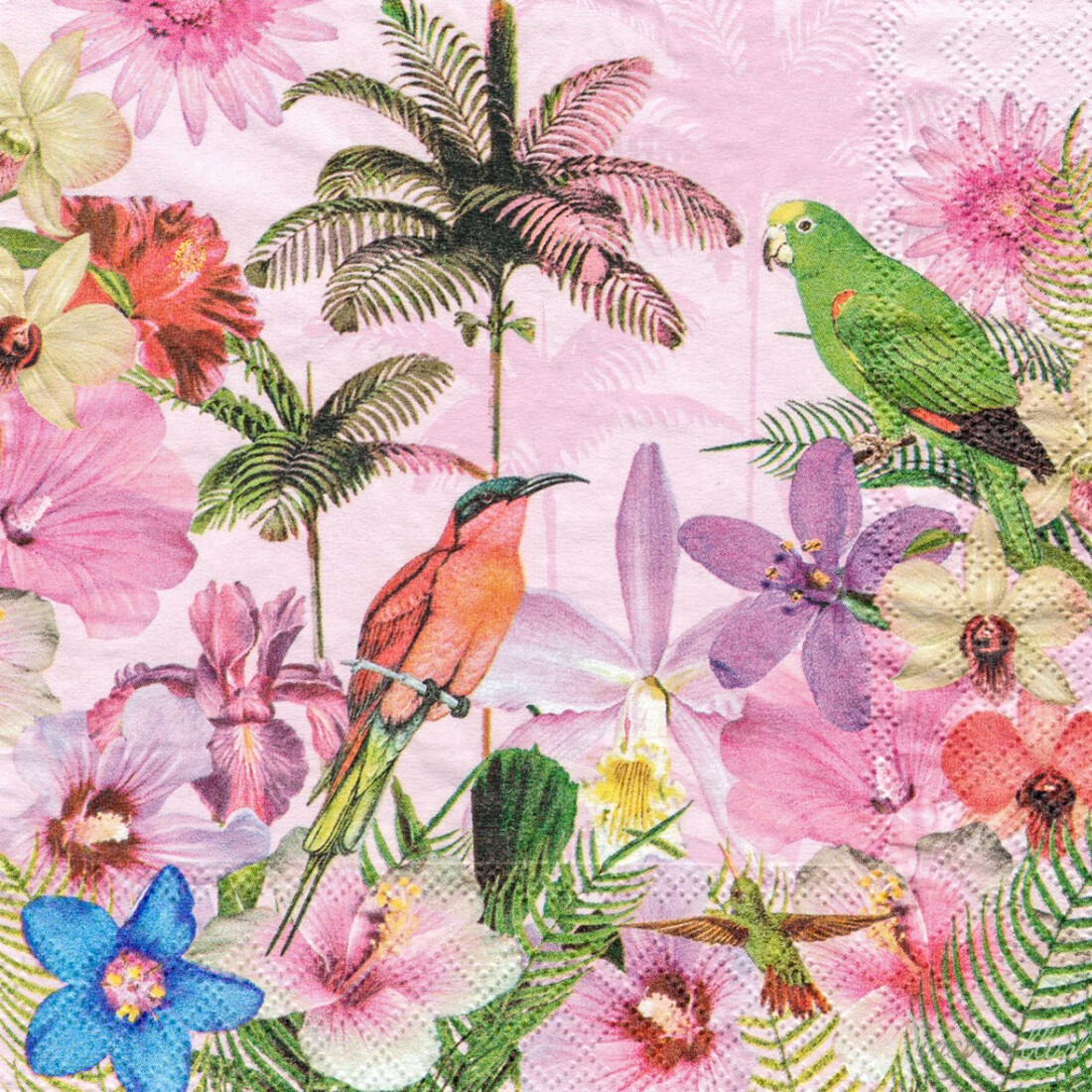 Decoupage Paper Napkins - Tropical Bird- 13x13 (1 Sheet) Out of Stock