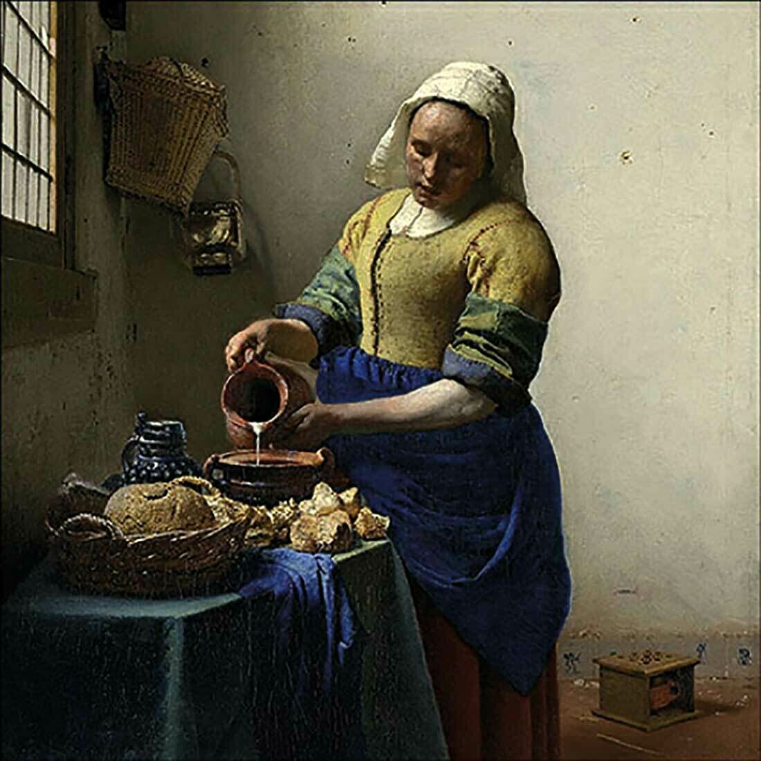 Decoupage Paper Napkins - Vintage Milkmaid -13x13 (1 Sheet)