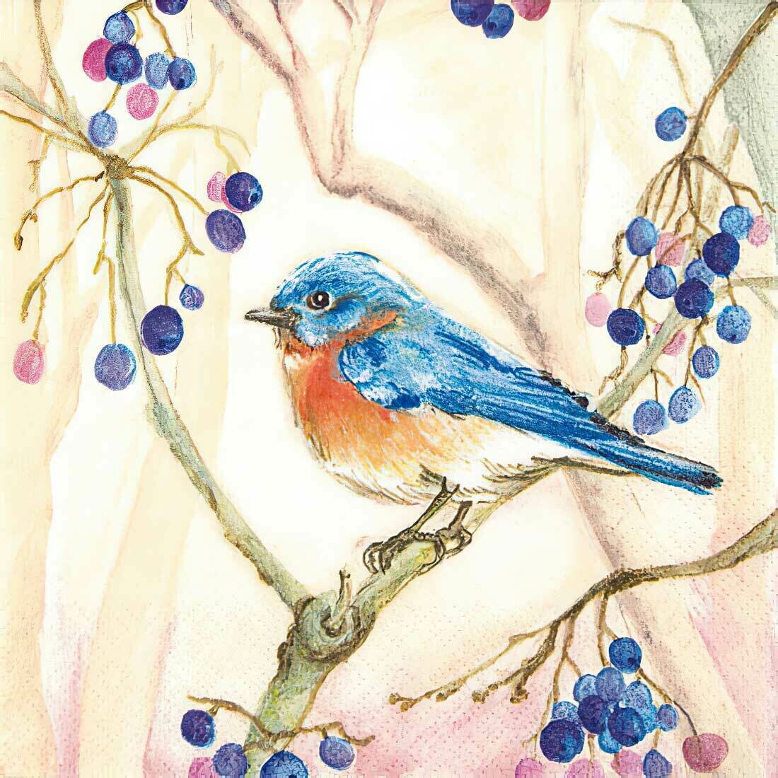 Decoupage Paper Napkins - Bird Peter in the Tree (1 Sheet)