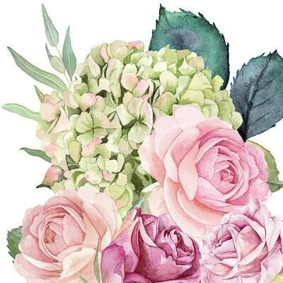 Decoupage Paper Napkins - Floral - Rose Garden (1 Sheet)