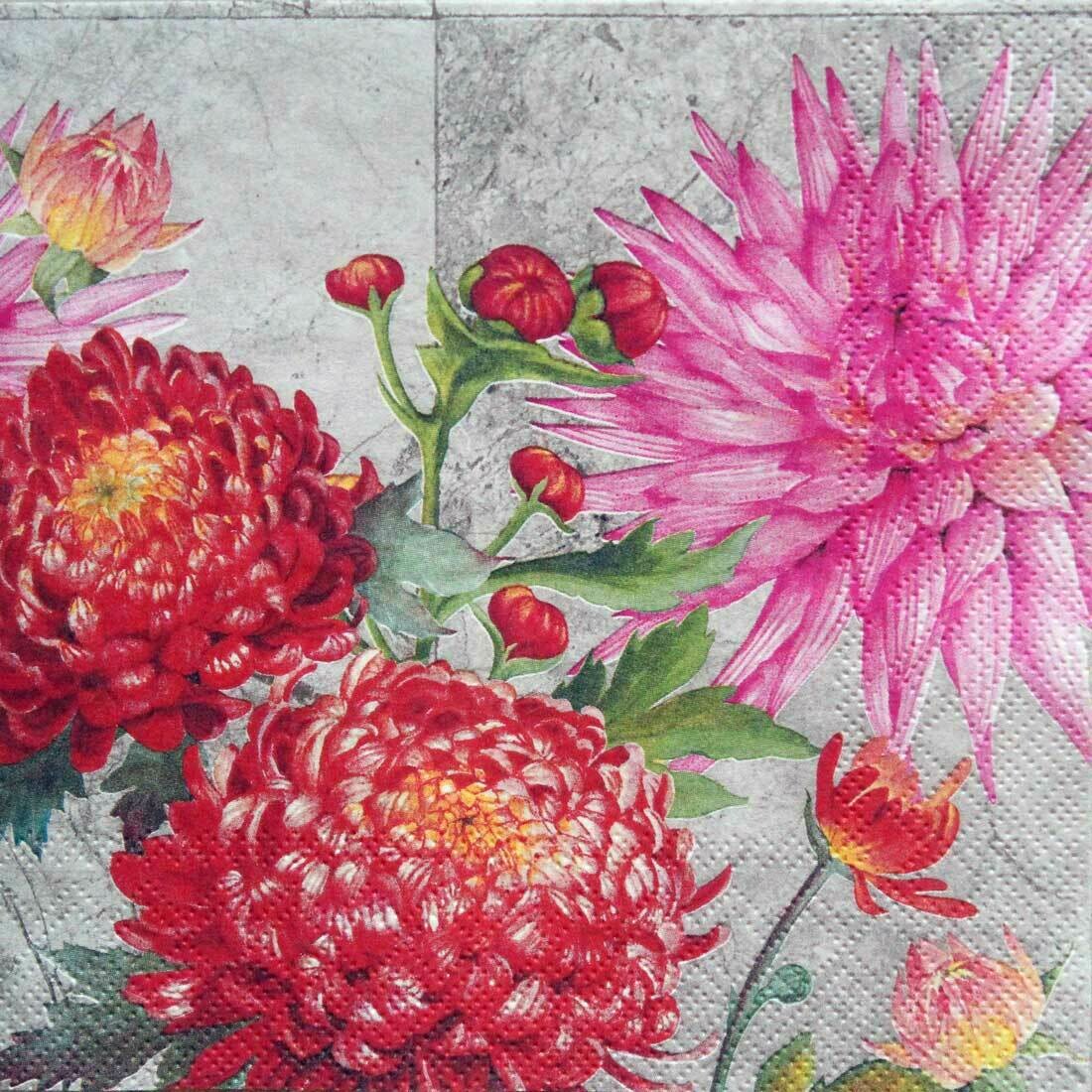Decoupage Paper Napkins - Floral - Heather (1 Sheet) Out of Stock