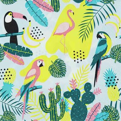 Decoupage Paper Napkins - Bird - Tropical Setting (1 Sheet)