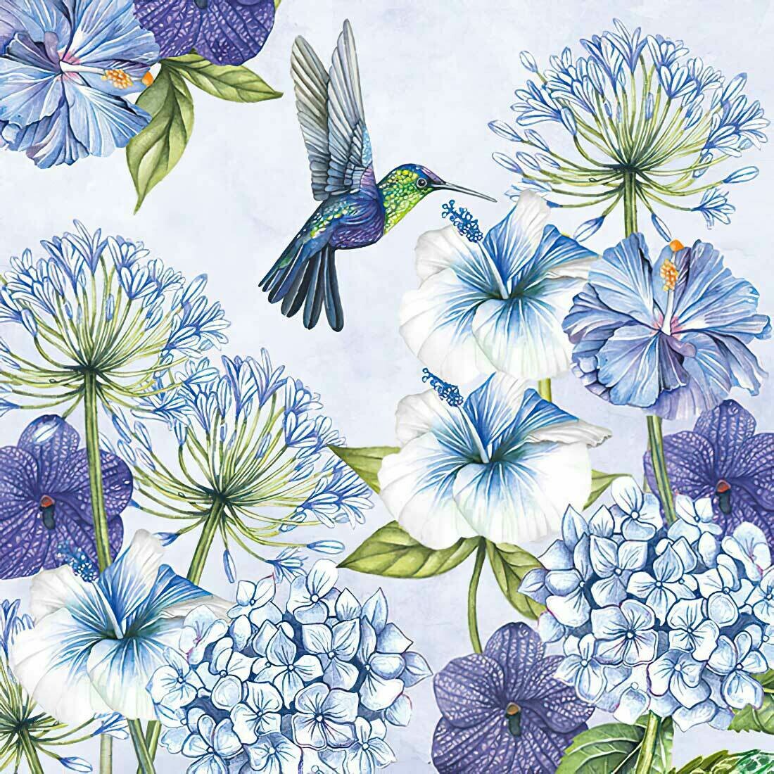 Decoupage Paper Napkins - Bird - Hummingbird (1 Sheet)