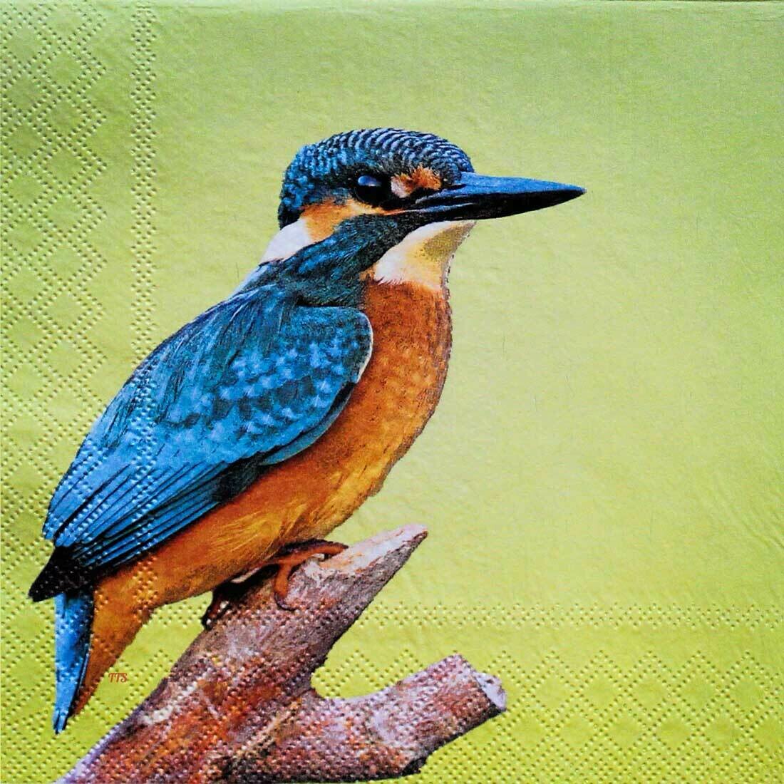 Decoupage Paper Napkins - Bird - Kingfisher (1 Sheet) Out of Stock