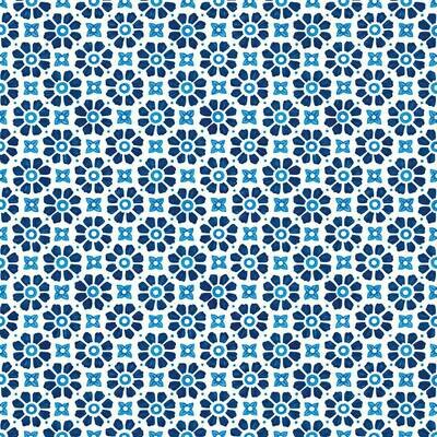 Decoupage Paper Napkins - Laureen Blue Pattern (1 Sheet)