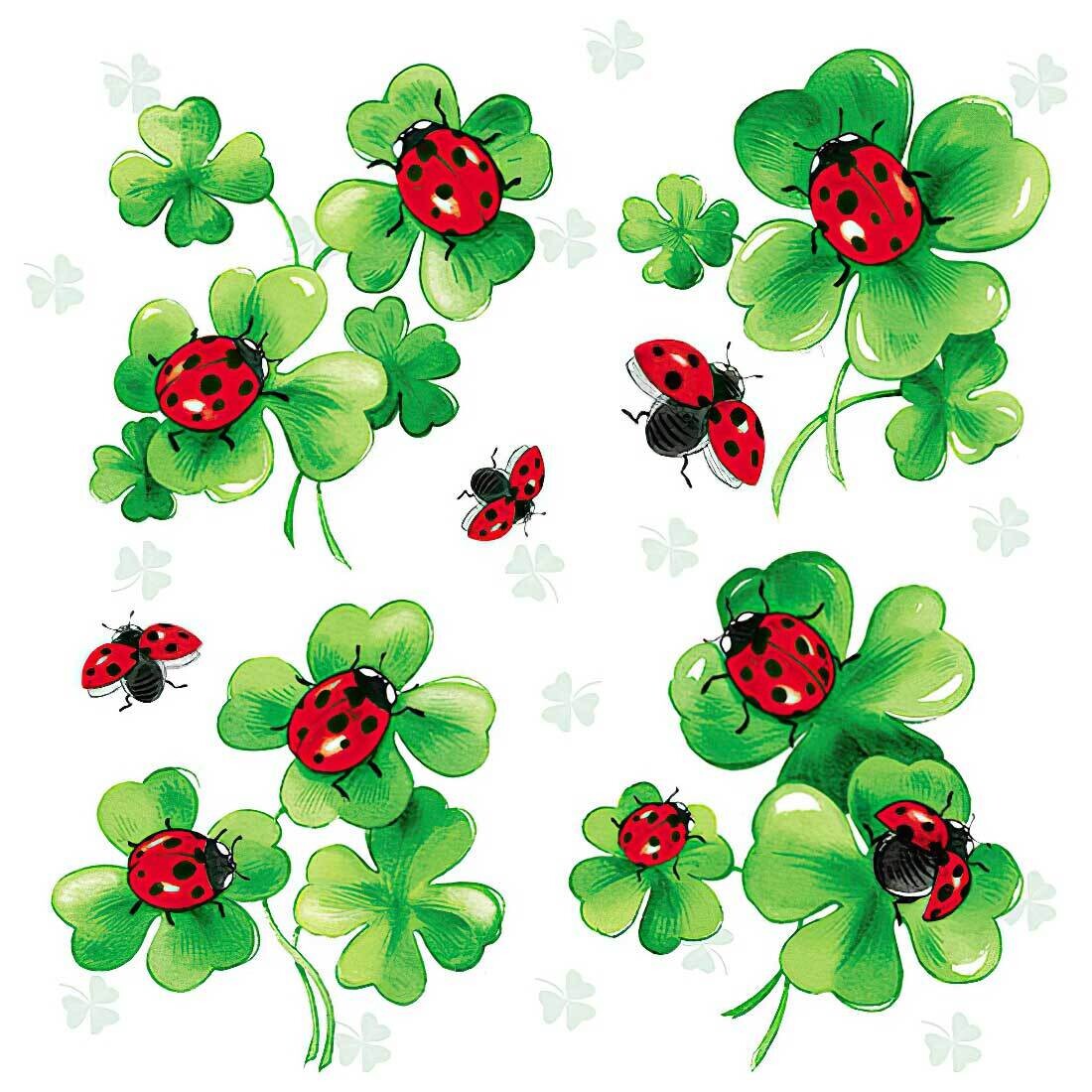 Decoupage Paper Napkins - Other - Ladybug Lots Of Luck (1 Sheet)
