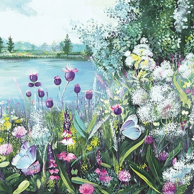 Decoupage Paper Napkins - Outdoor/Scenic - Lake View 13x13 (1 Sheet) Out of Stock