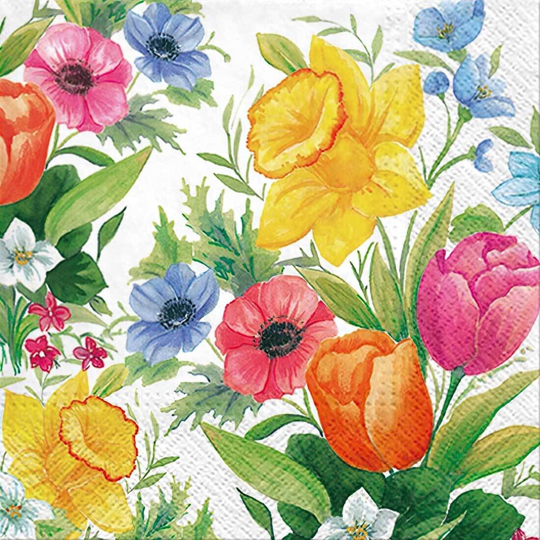 Decoupage Paper Napkins - Floral - Spring Meadow (1 Sheet) Out of Stock