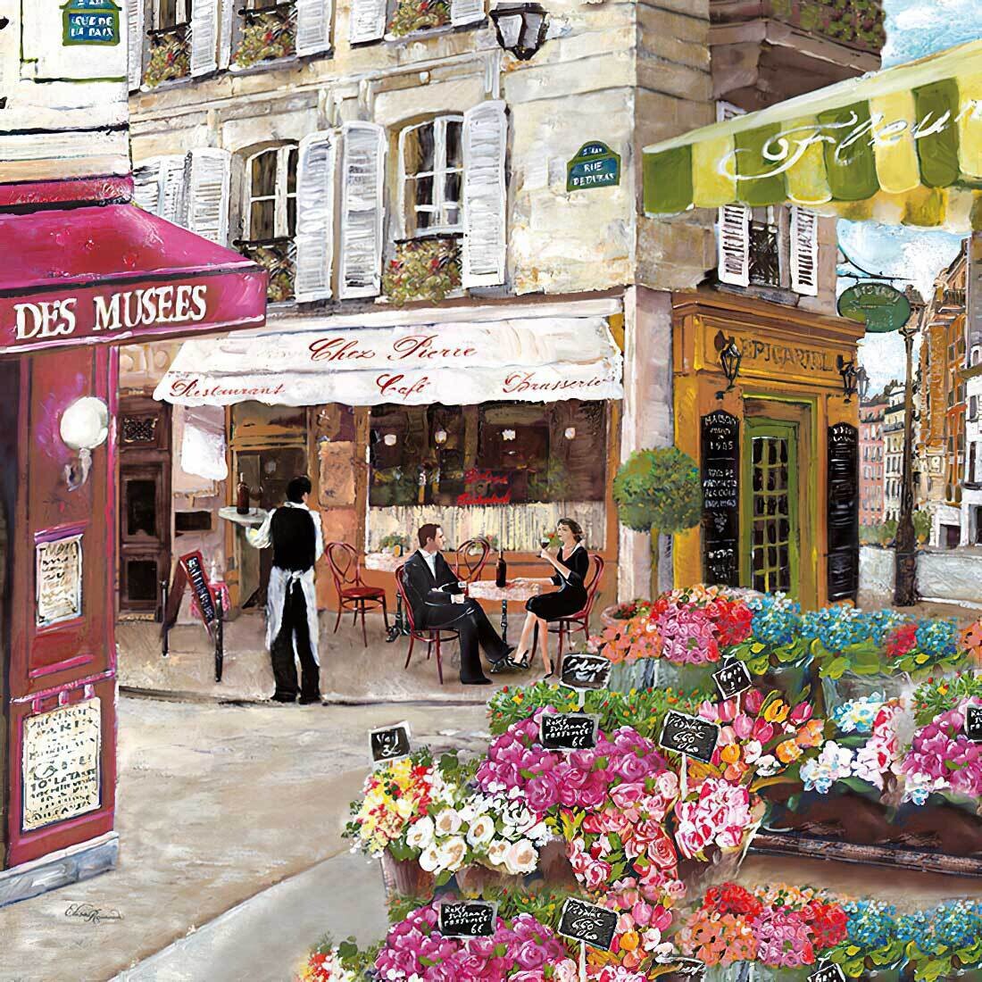 Decoupage Paper Napkins - Outdoor/Scenic - Rues De Paris (1 Sheet) OUT OF STOCK