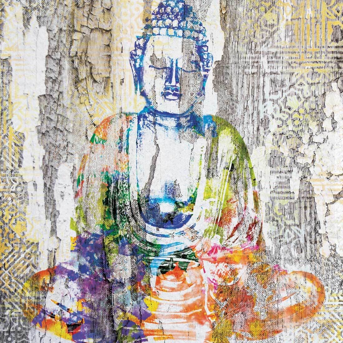 Decoupage Paper Napkins - Vintage - Buddha Zen 13x13 (1 Sheet)