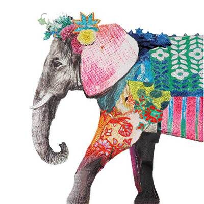 Decoupage Paper Napkins - Animals - Regalia Elephant (1 Sheet)