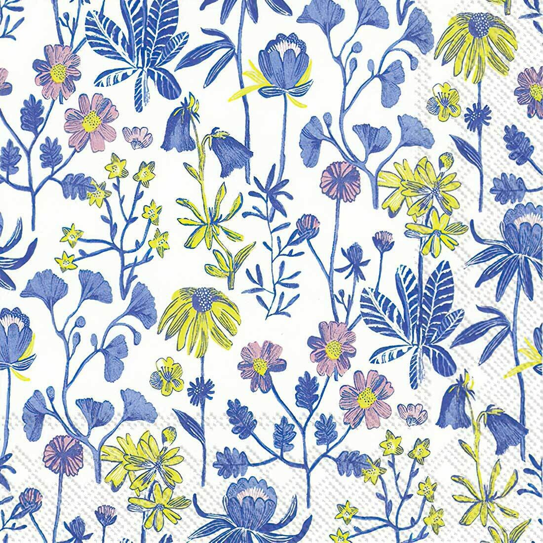 Decoupage Paper Napkins - Floral - Summer Alva (1 Sheet)