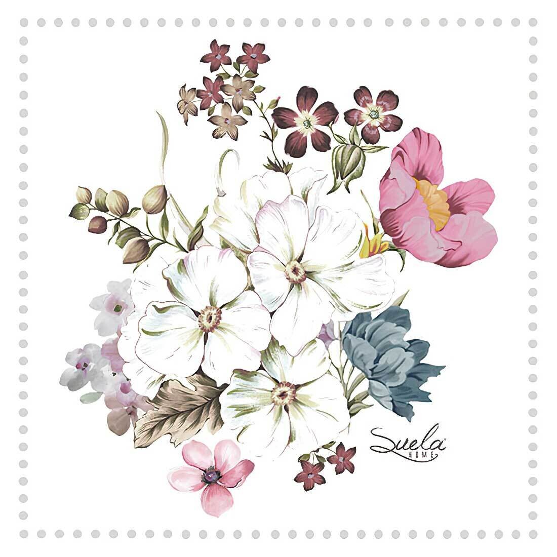 Decoupage Paper Napkins - Floral - Mea (1 Sheet)