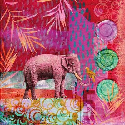Decoupage Paper Napkins - Animals - Elephant India (1 Sheet)