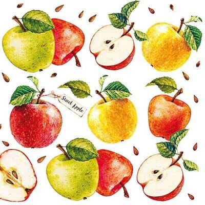 Decoupage Paper Napkins - Sweet Apple (1 Sheet)