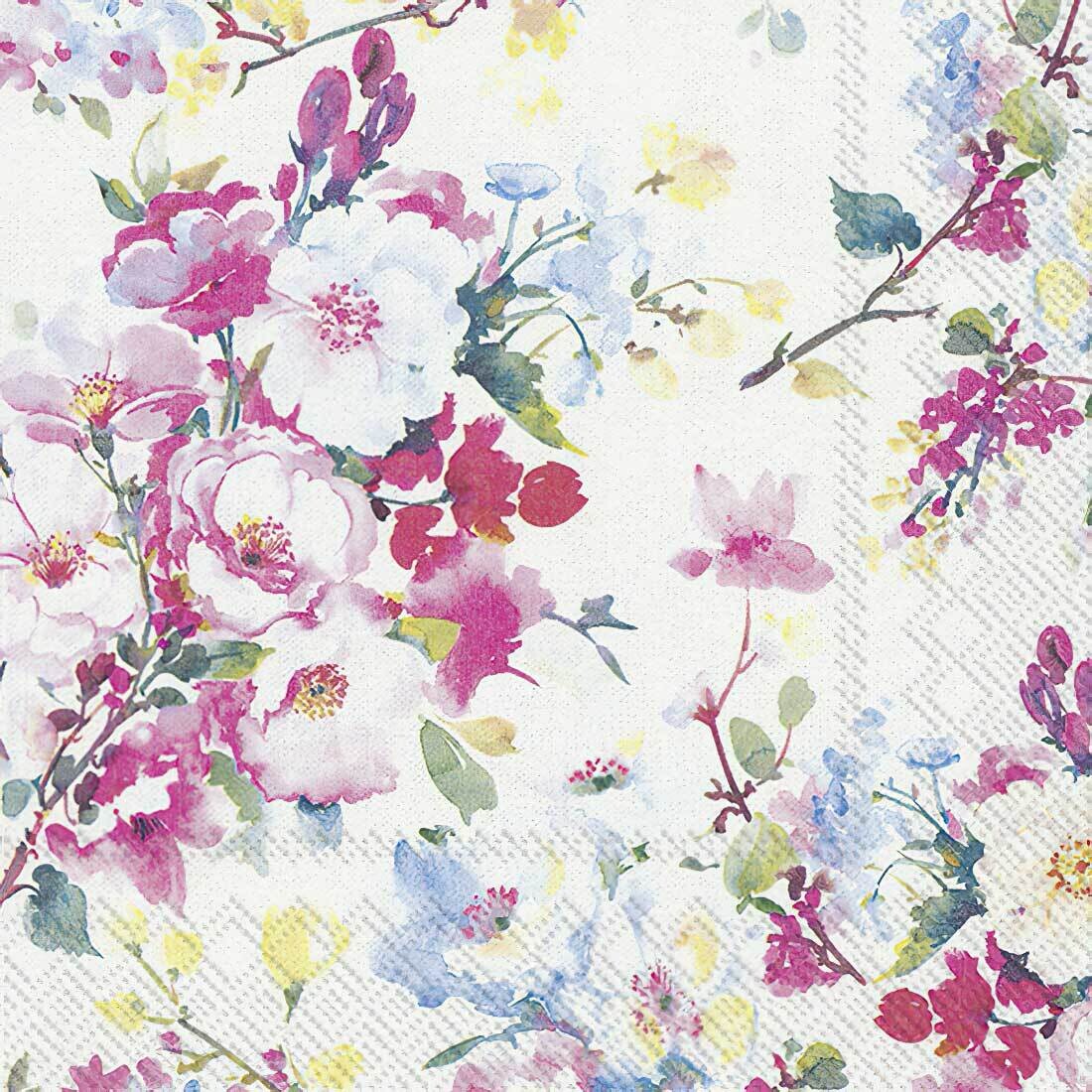 Decoupage Paper Napkins - Floral - Giselle (1 Sheet)