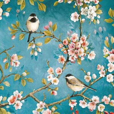 Decoupage Paper Napkins - Bird - Blossom (1 Sheet)