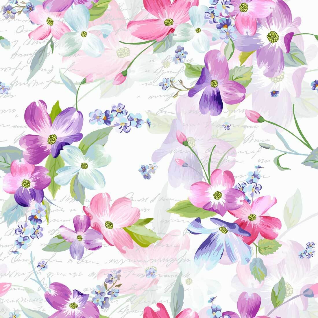 Decoupage Paper Napkins - Floral - Sweet Pinks (1 Sheet)