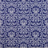 Decoupage Paper Napkins - Pattern - Wallpaper Pattern Warm Navy (1 Sheet)