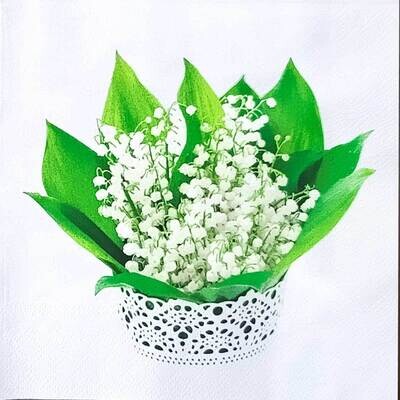 Decoupage Paper Napkins - Floral - Bunch Of Lily (1 Sheet)