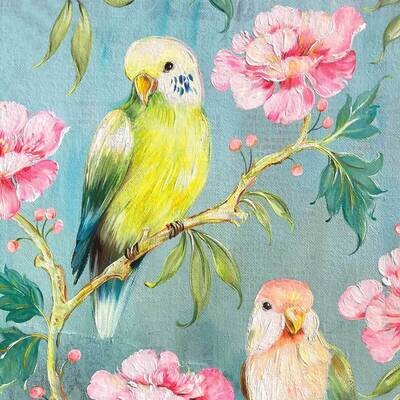 Decoupage Paper Napkins - Bird - Perruches (1 Sheet)Out of Stock