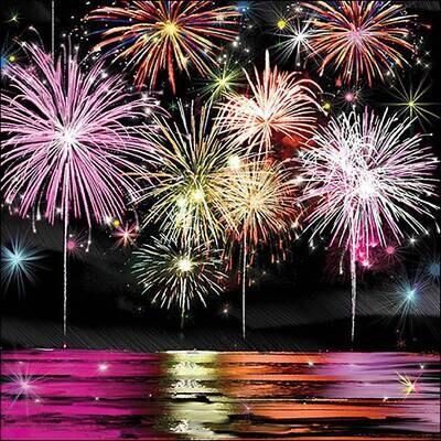 Decoupage Paper Napkins - Other - Firework (1 Sheet) Out of Stock