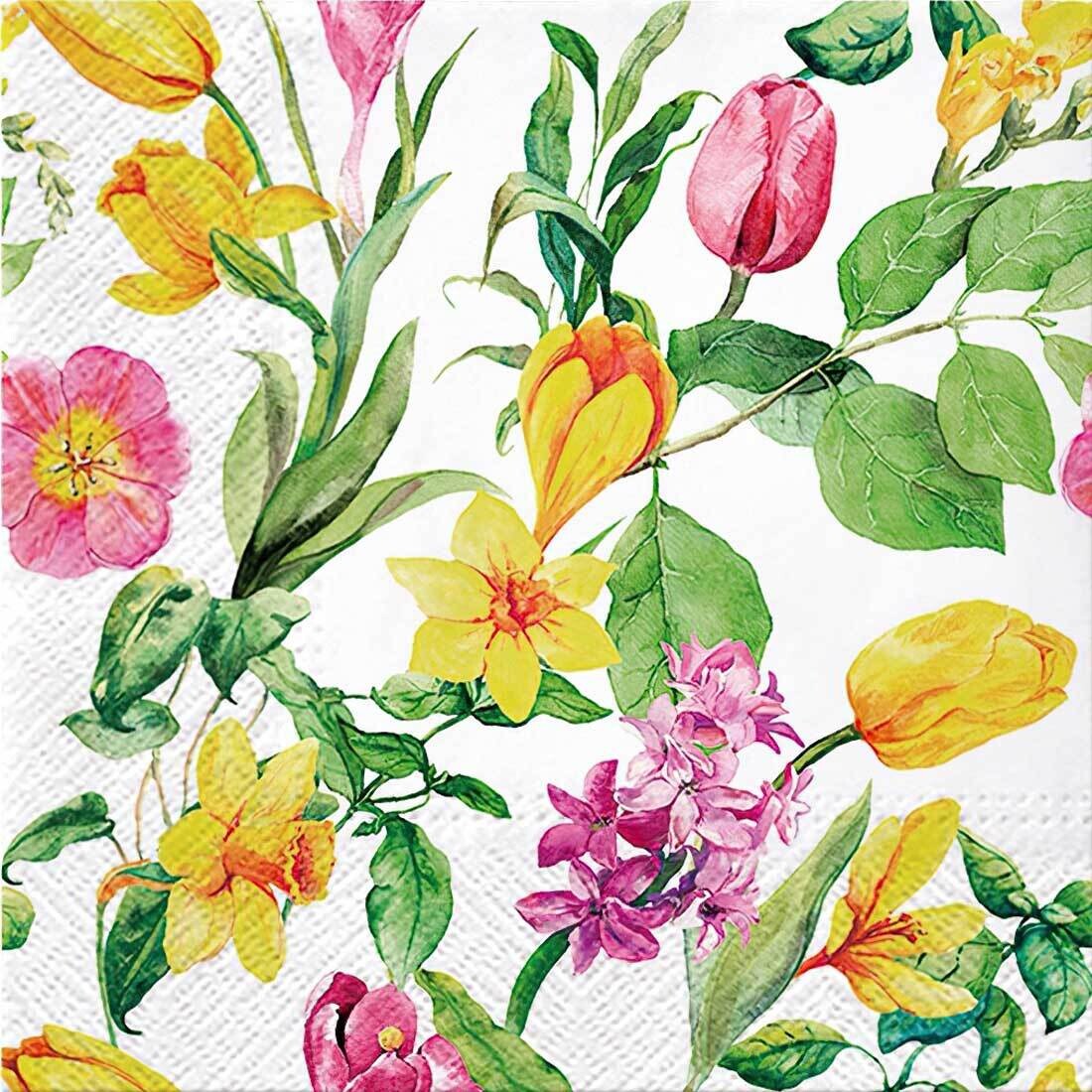 Decoupage Paper Napkins - Floral - Early Spring (1 Sheet) Out of Stock