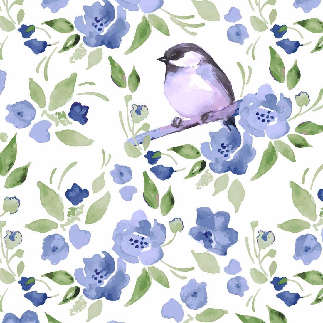 Decoupage Paper Napkins - Bird - Flower Poem (1 Sheet) Out of Stock