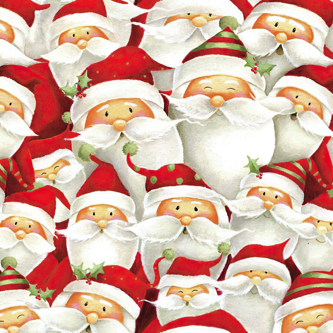 Decoupage Paper Napkins - Christmas/Xmas - Funny Santa (1 Sheet)