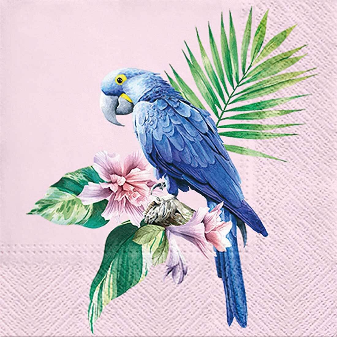 Decoupage Paper Napkins - Bird - Exotic Parrot (1 Sheet)