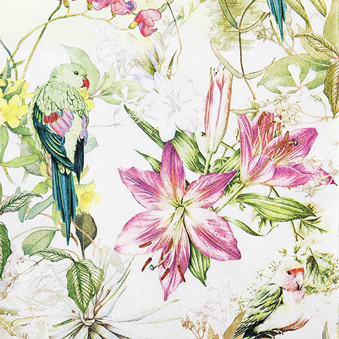 Decoupage Paper Napkins - Bird - Flora & Fauna (1 Sheet)