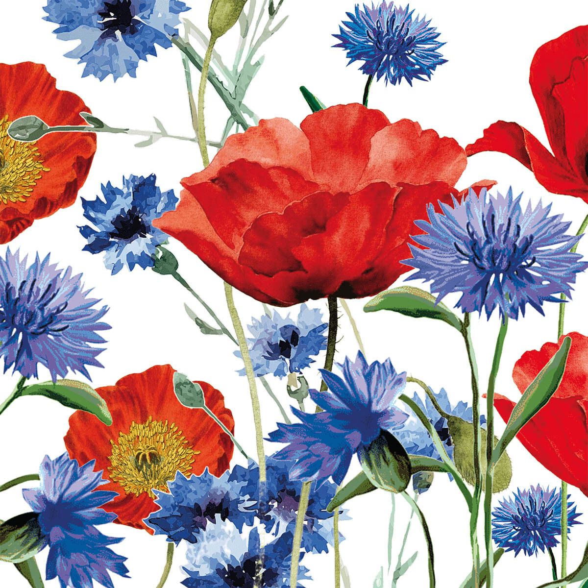 Decoupage Paper Napkins - Floral - Summerfield (1 Sheet)