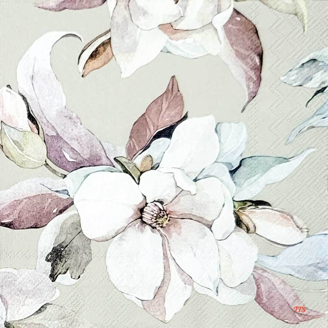 Decoupage Paper Napkins - Floral - Eloise Linen (1 Sheet)