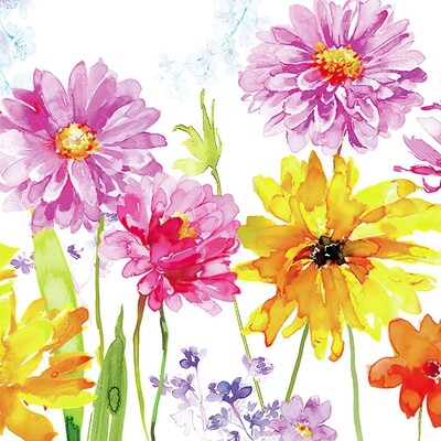Decoupage Paper Napkins - Floral - Joy (1 Sheet)