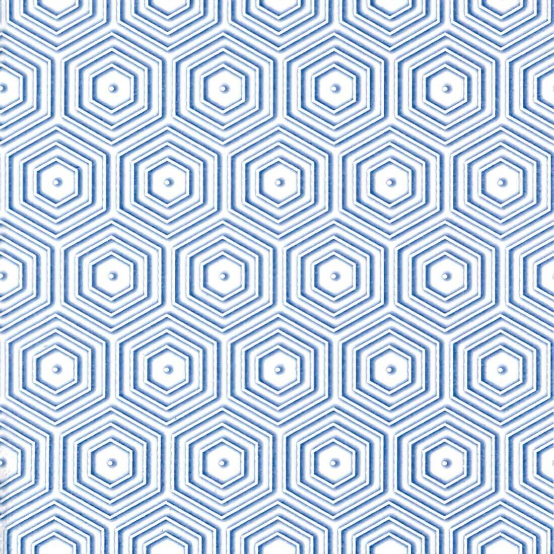 Decoupage Paper Napkins - Pattern - Geometric Hipster Navy/White (1 Sheet)