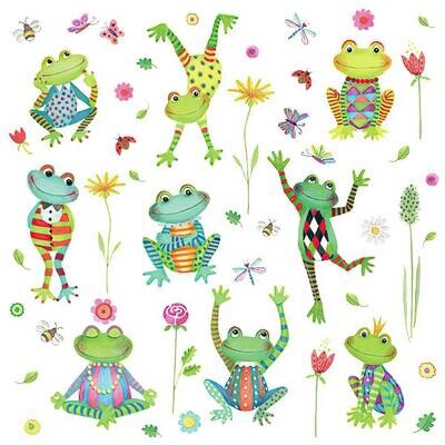 Decoupage Paper Napkins - Animals - Happy Frogs (1 Sheet) Out of Stock