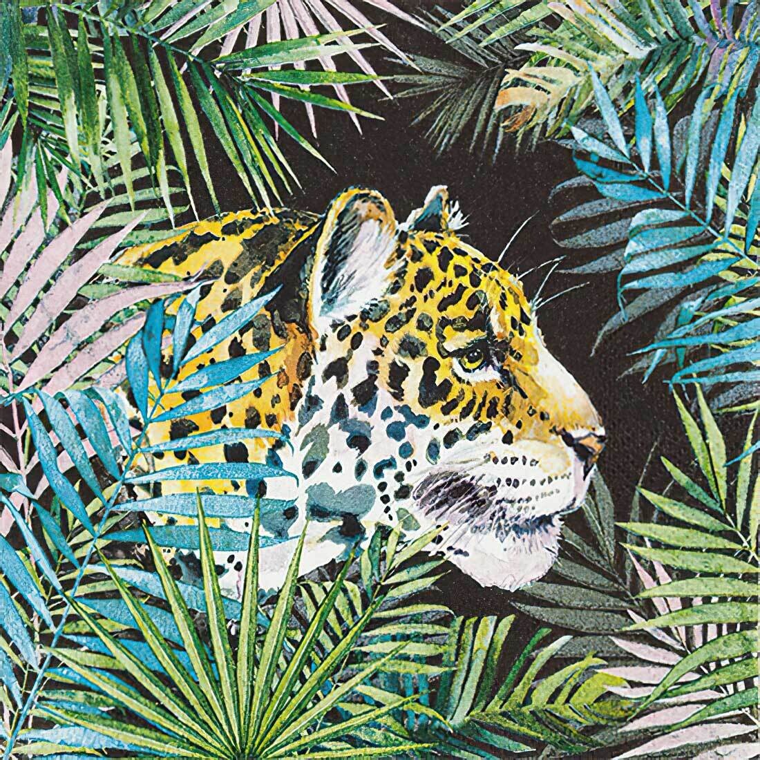 Decoupage Paper Napkins - Animals - Jaguar (1 Sheet)