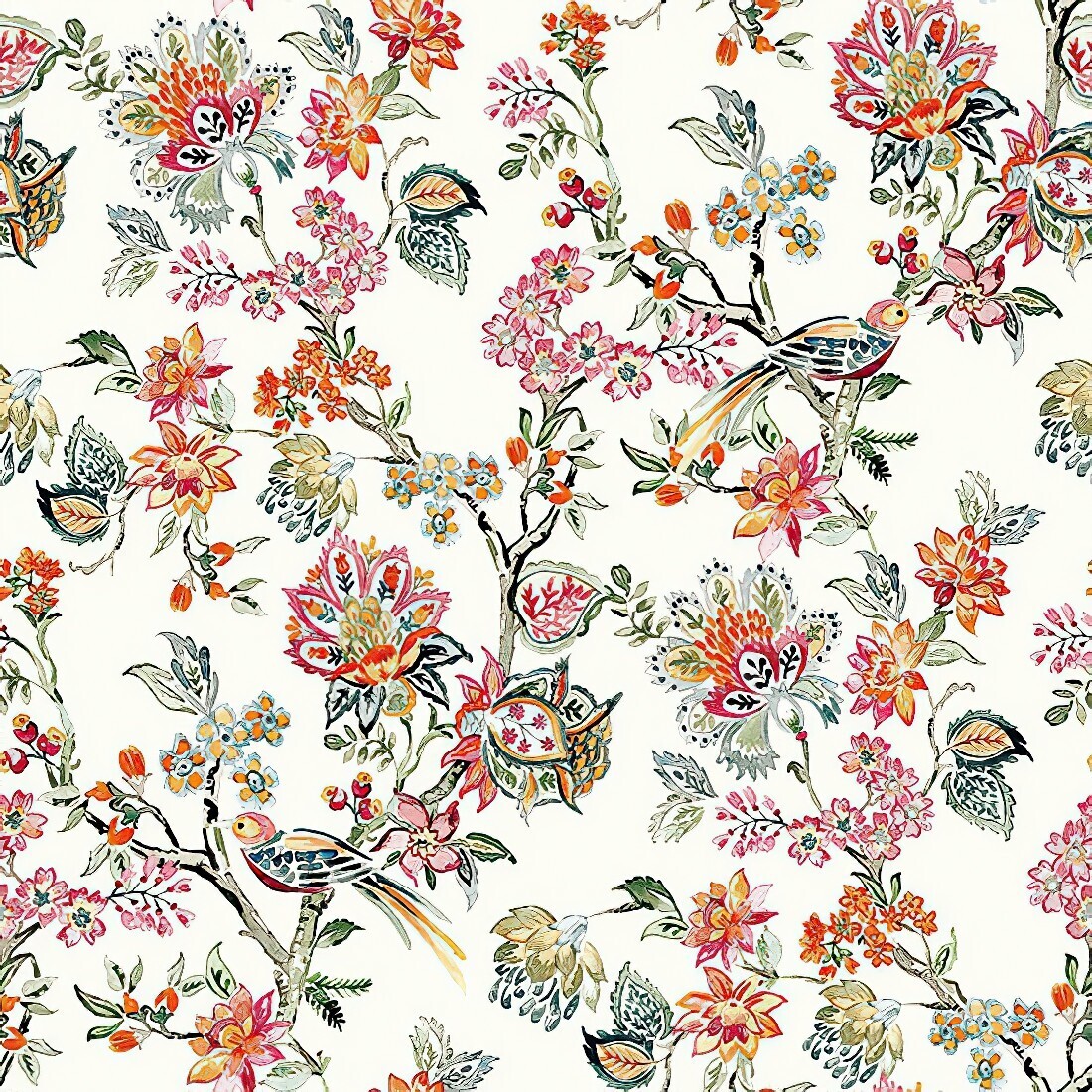 Decoupage Paper Napkins - Floral - Oriental (1 Sheet)