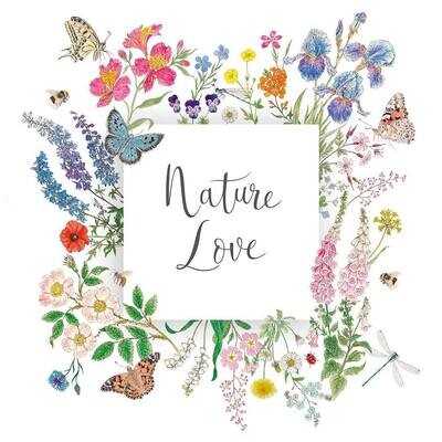 Decoupage Paper Napkins - Floral - Nature Love (1 Sheet)