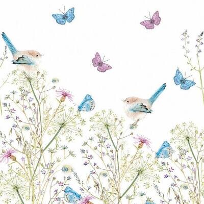 Decoupage Paper Napkins - Butterflies - Sweet Spring (1 Sheet)