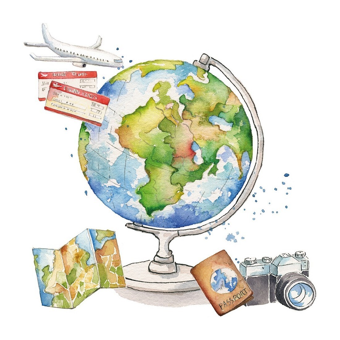 Decoupage Paper Napkins - Other - One World (1 Sheet)
