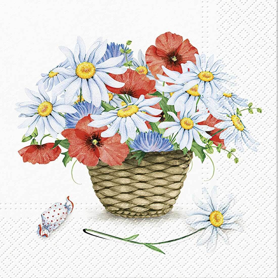 Decoupage Paper Napkins - Floral - Summer Impressions (1 Sheet)